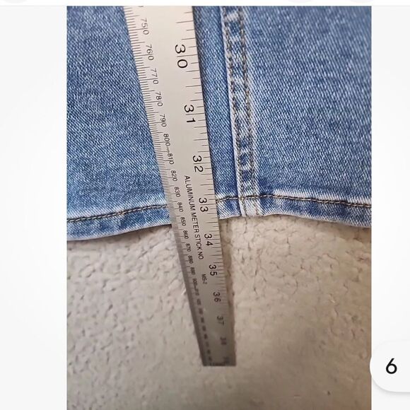 House of Harlow denim skirt sz 4 - Picture 2 of 4